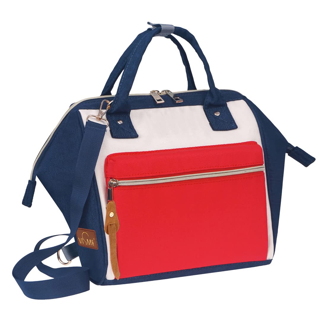 VISMIINTRENDItsy Bitsy Mini Small Diaper Bag Backpack | Convertible | Stylish | Mother | Travel | Kids friendly | Lightweight | Maternity | Girl | Boy | Blue | Small | Baby Bag | Gifts, Mini Red, 1