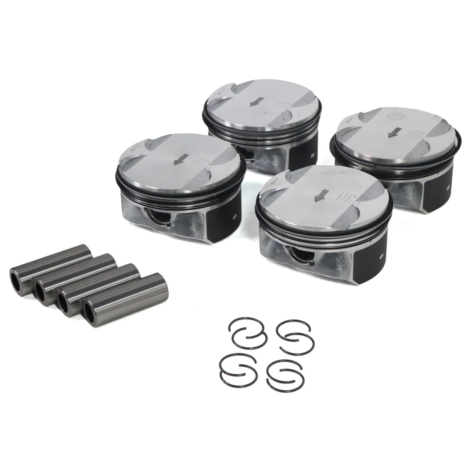 Pistone Motore Kit pistone e fasce elastiche motore 1Set per Chevy Captiva Cobalt Equinox HHR Impala 2.4L installare