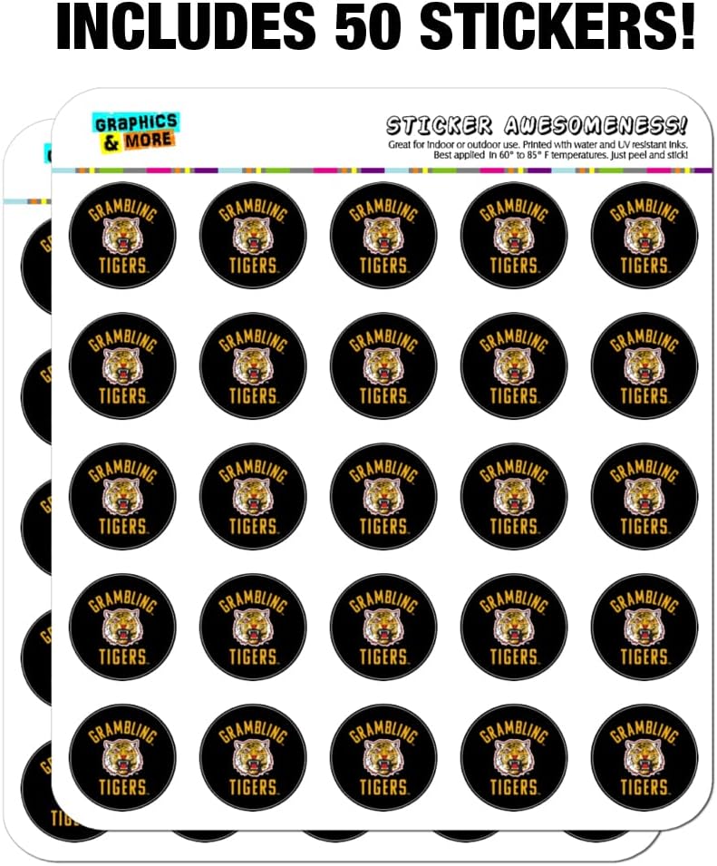 Grambling State University Tigers Logo Planner Calendar Scrapbooking Crafting Stickers - Image 3
