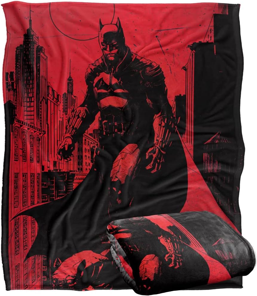 The Batman (2022) Blanket, Jim Lee Art Silky Touch Super Soft Throw Blanket 50" x 60"