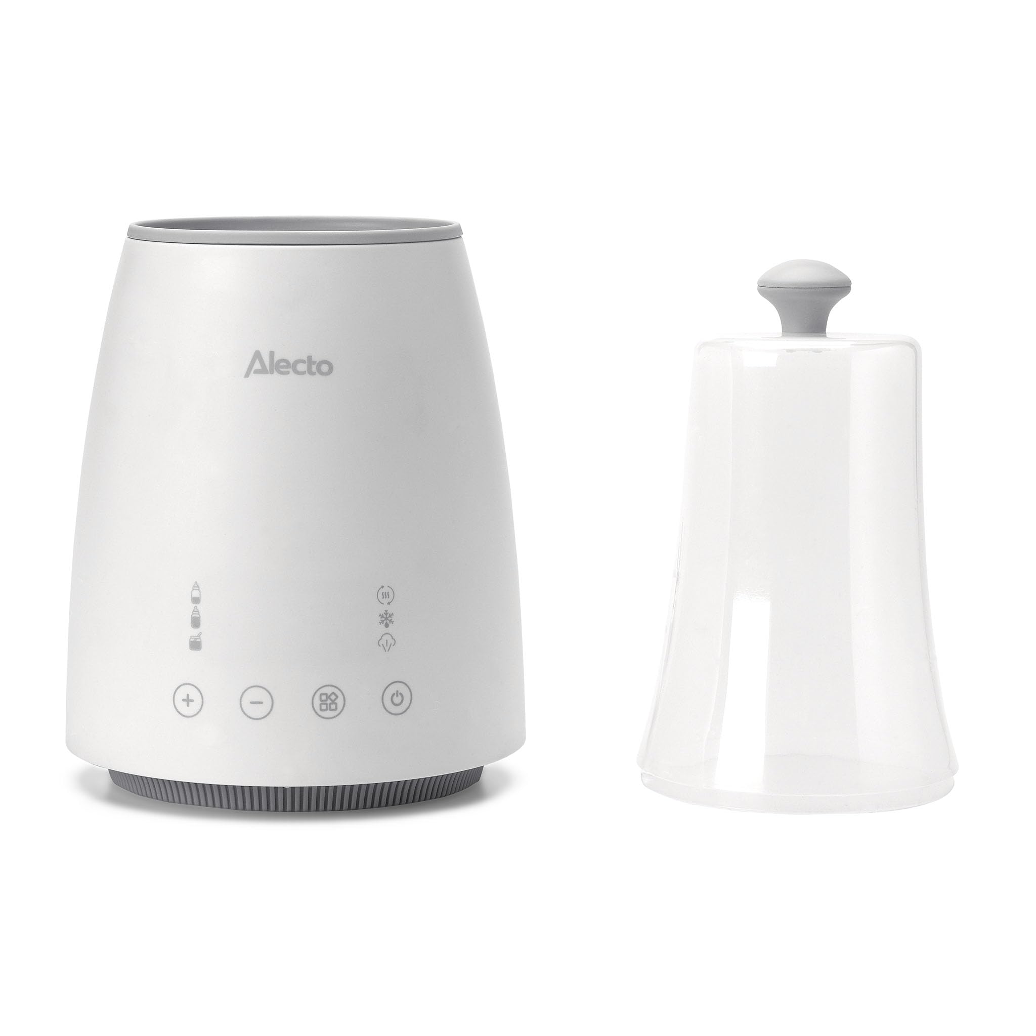 Alecto BW900 Flaschenwärmer Baby - Sterilisator Babyflaschen - Babyflaschen Wärmer - 500 W - Display - Weiß