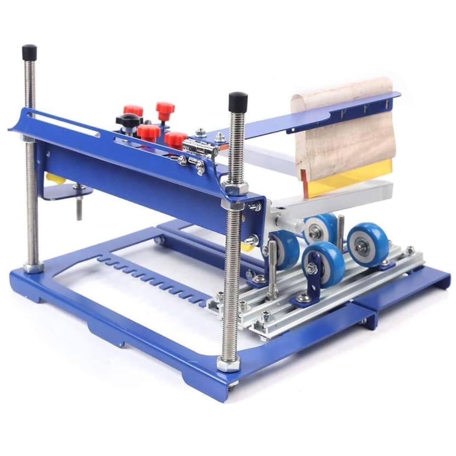 Maszyna do sitodruku cylindrycznego, ręczna maszyna do sitodruku zakrzywionego do produktu cylindrycznego/stożkowego 6,7 "/170 mm