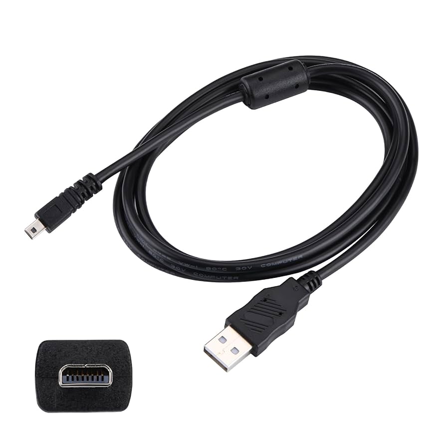 Amazon.com: myikenjoy Charger Cable for Panasonic Lumix DMC