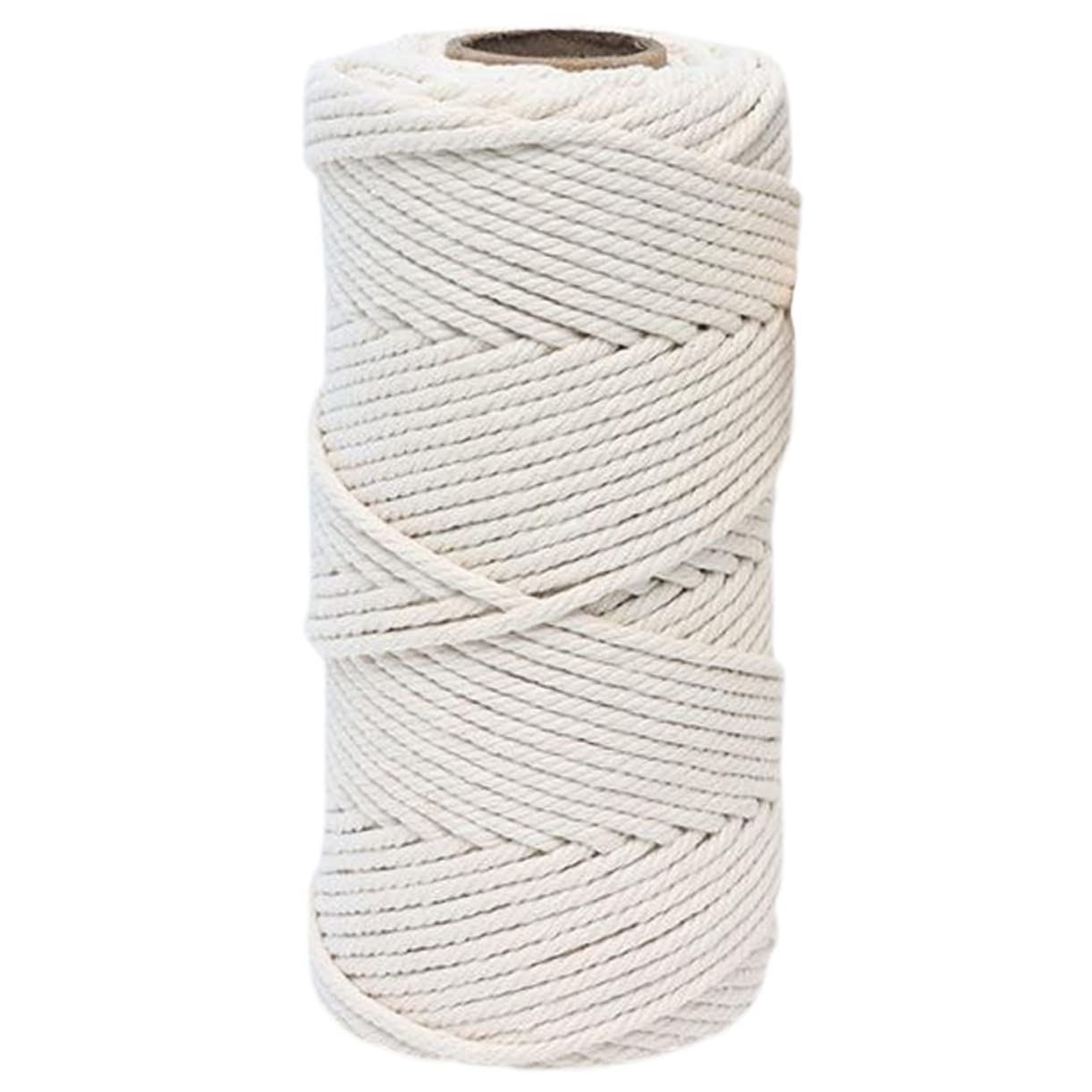 Cuerda de encaje de algodón resistente para tejer tapices de macramé estables