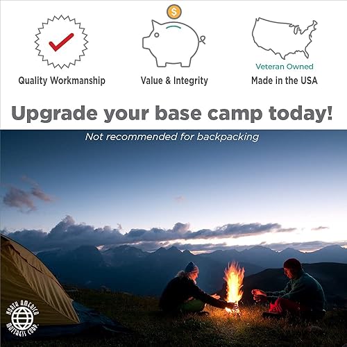 Vista 5 de North American Mattress Trapper Bed 4" Luxury Hunter - Almohadilla de dormir para acampar con espuma viscoelástica de gel y funda de camuflaje