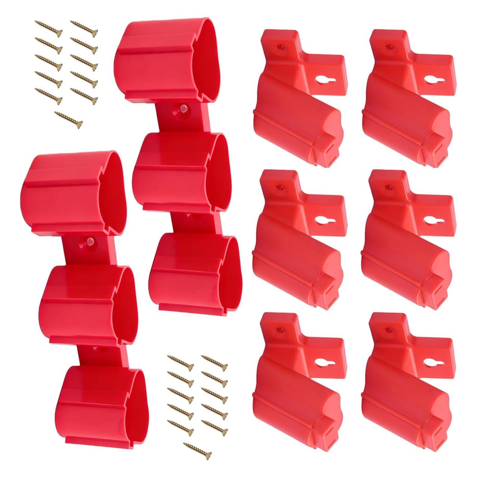 Buxuaaaa Wall Mount Tool Battery Holder Set With Screws For 12V Workshop Garage Organizers Workshop Battery Holder