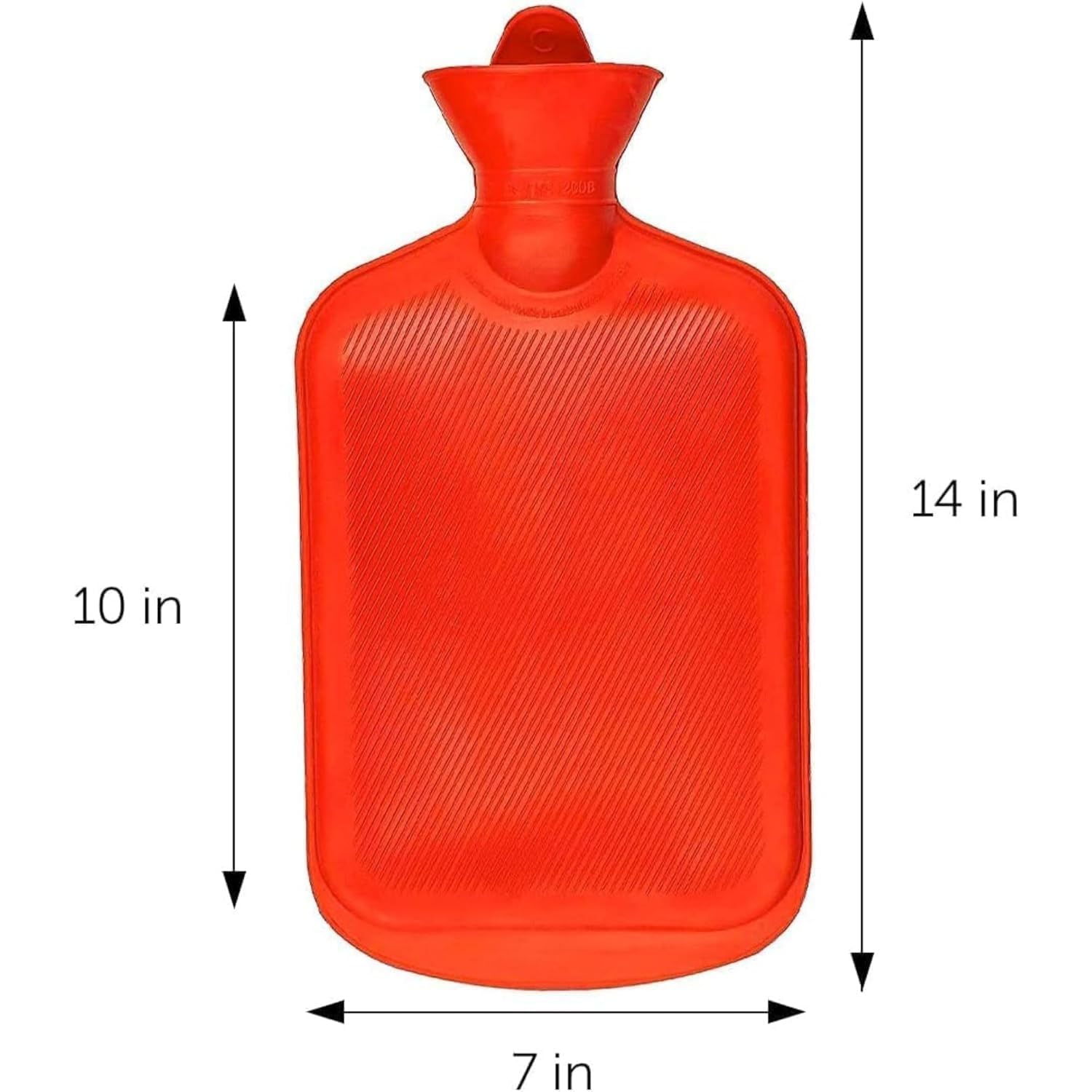 AANAHIL Rubber Hot Water Bag, for Joint Pains, Menstrual Cramps & Muscle Relief, 1000ML Capacity, Assorted Colours 1