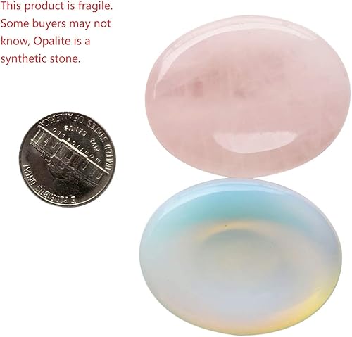 Miniatura 10 de Piedra calmante para el pulgar, en forma de gota, para relajar el estrés y curación con cristal Reiki, cabe en la palma de la mano