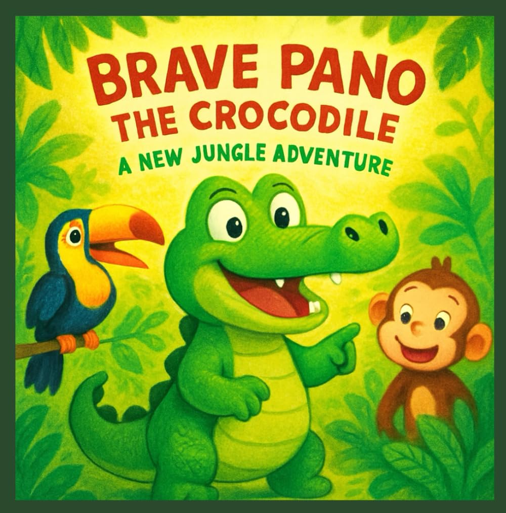 Brave Pano the Crocodile: A New Jungle Adventure: Discovering Friends and Fun in a New Home