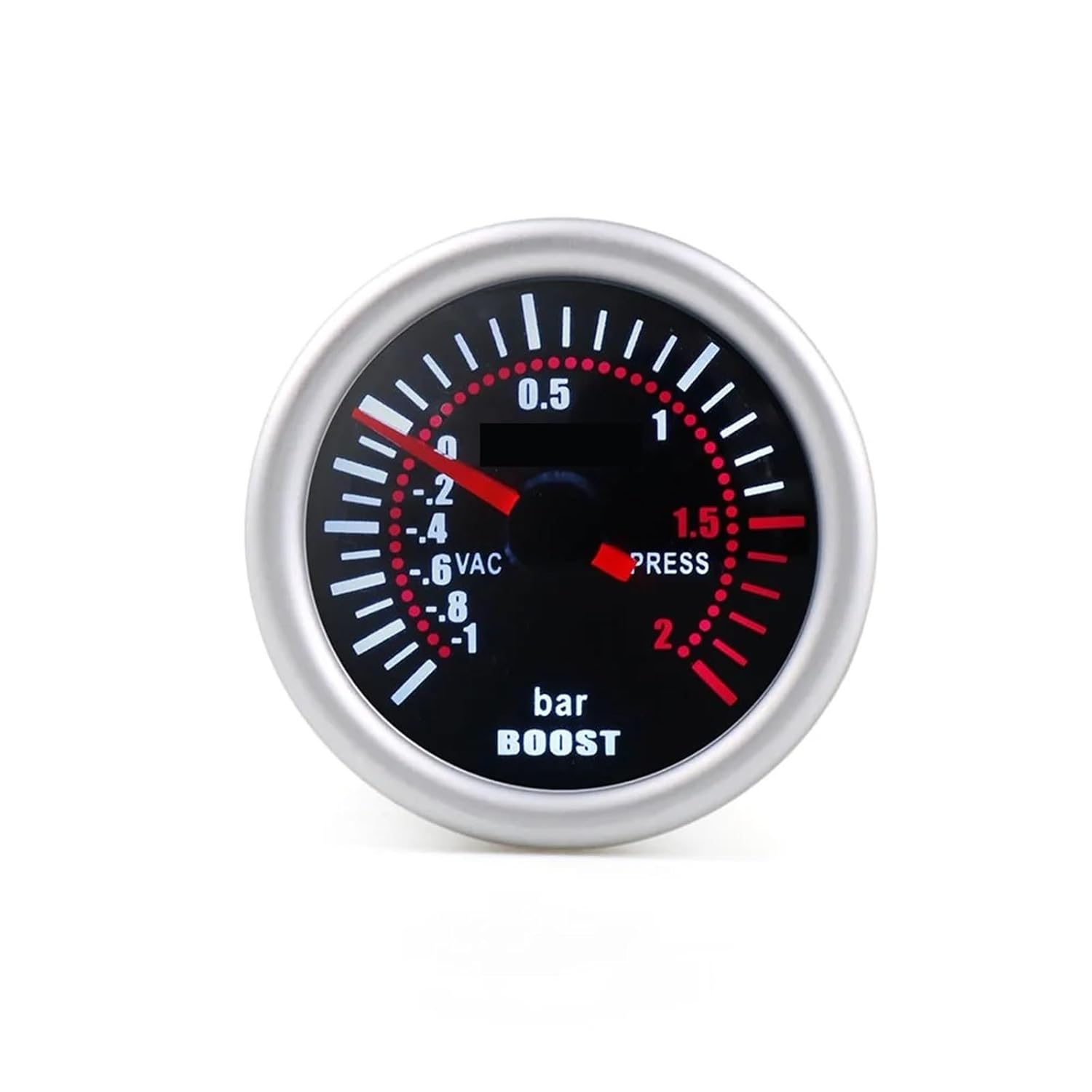 2" 52mm Universal 12V LED Smoke Len -1~0~2BAR Boost Gauge Meter/Boost Meter TT101310
