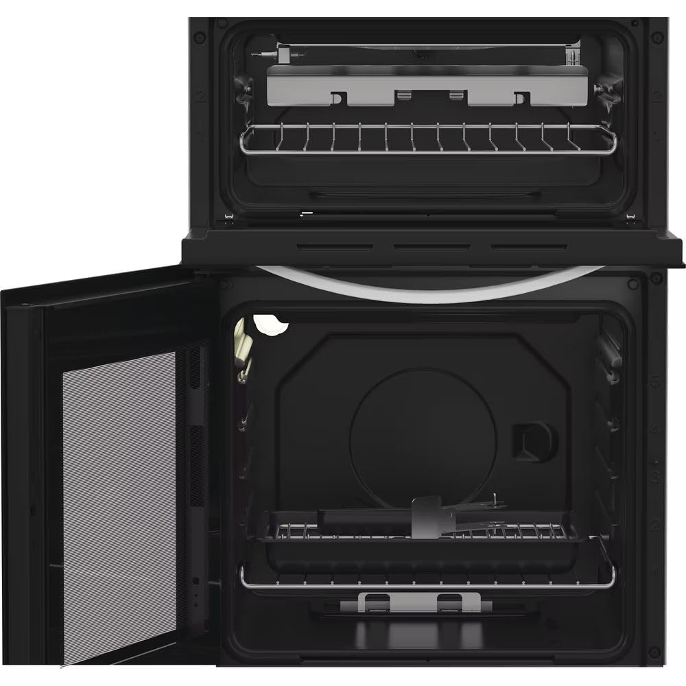 Indesit ITG5GMW 50cm Gas Twin Cavity Cooker – White – A+ Rated, 54L Main Oven, Separate Grill — view 4