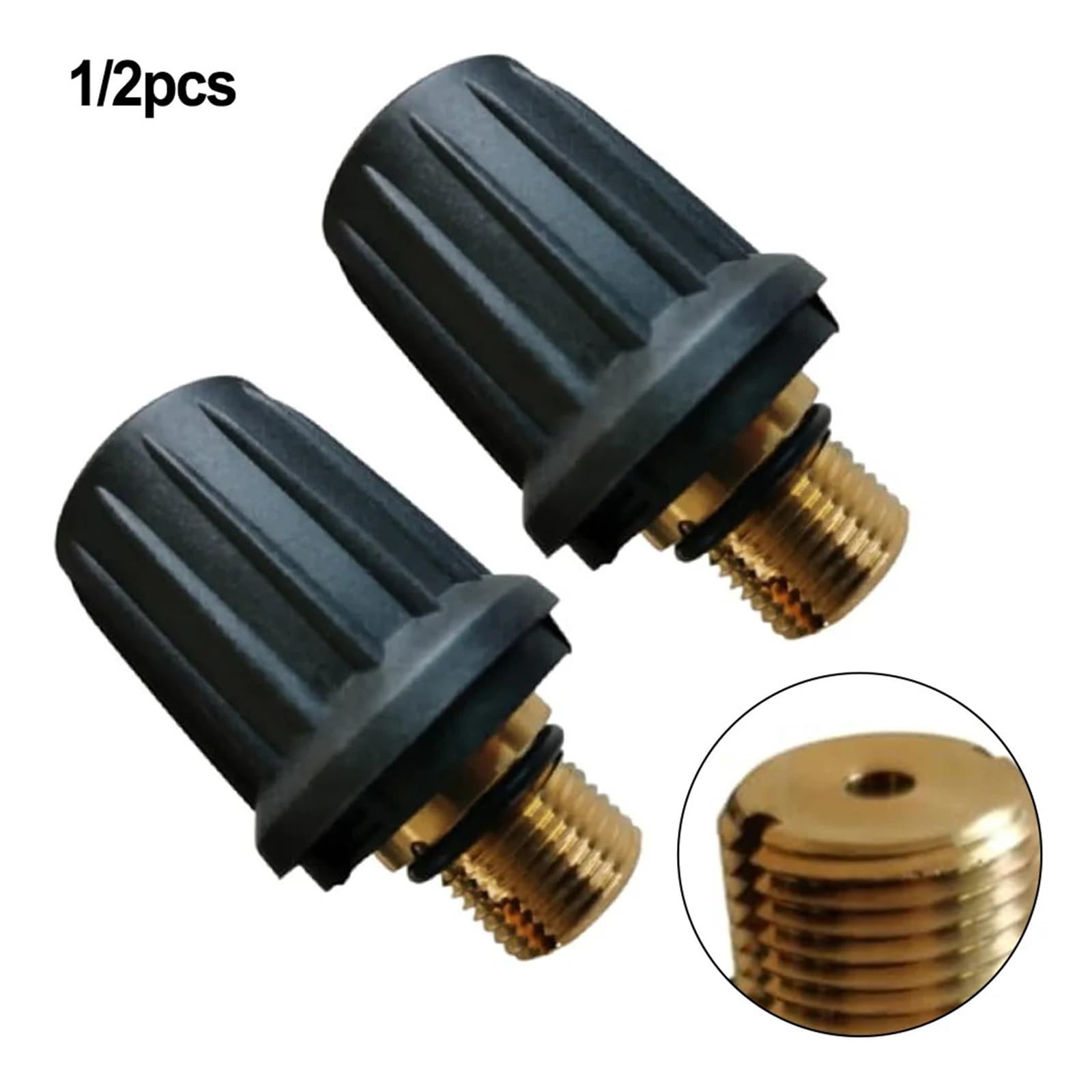 2/1 Stück Sicherheitsventil aus Messing for sichere interne Druckregulierung bei der Haushaltsreinigung, kompatibel mit Kärcher SG4-4 Dampfreinigern(1 PACK)