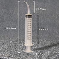 Vista 4 de Paquete de 20 jeringas dentales desechables de 12ml (0.4 fl oz) con punta curvada para cuidado oral, cuidado dental, chorro de cálculo amigdalino