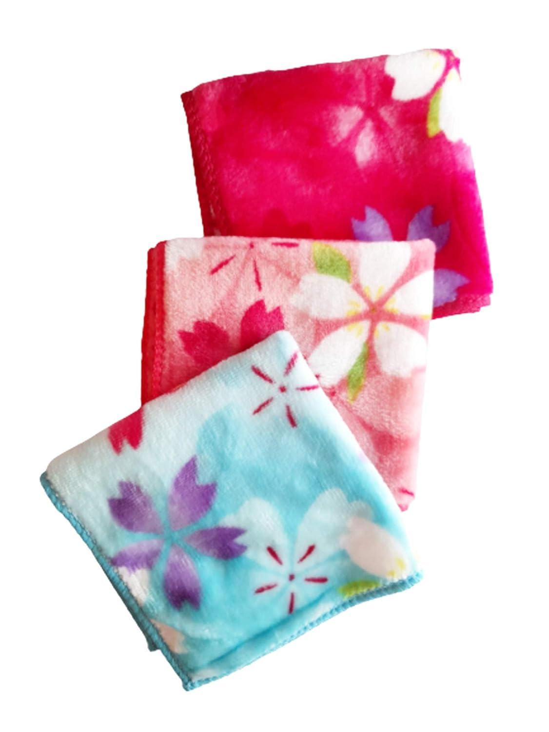 GIRLYZ ATTIRE Soft Pocket Handkerchiefs Unisex Rumal Hankies Floral Print Handkerchiefs (Pack of 2 pcs)-image-26