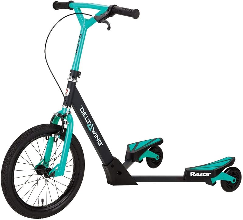 DeltaWing Scooter Black/Mint Green, One Size