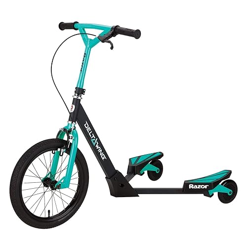 DeltaWing Scooter Black/Mint Green, One Size