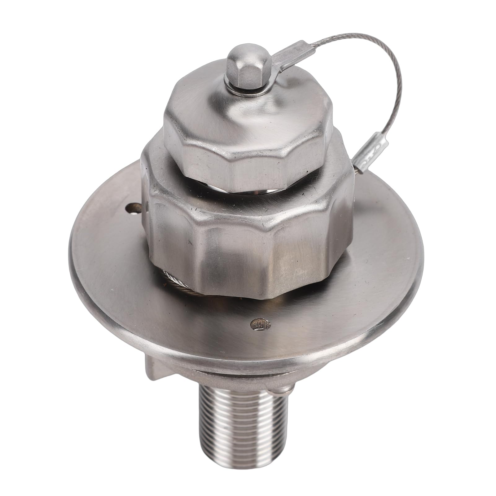 Entrada de Agua de Ciudad para RV de Acero Inoxidable, Codo de Latón de 90 Grados de Grado Marino, Conector Rápido para Remolque de Autocaravana, Entrada de Llenado de Agua de