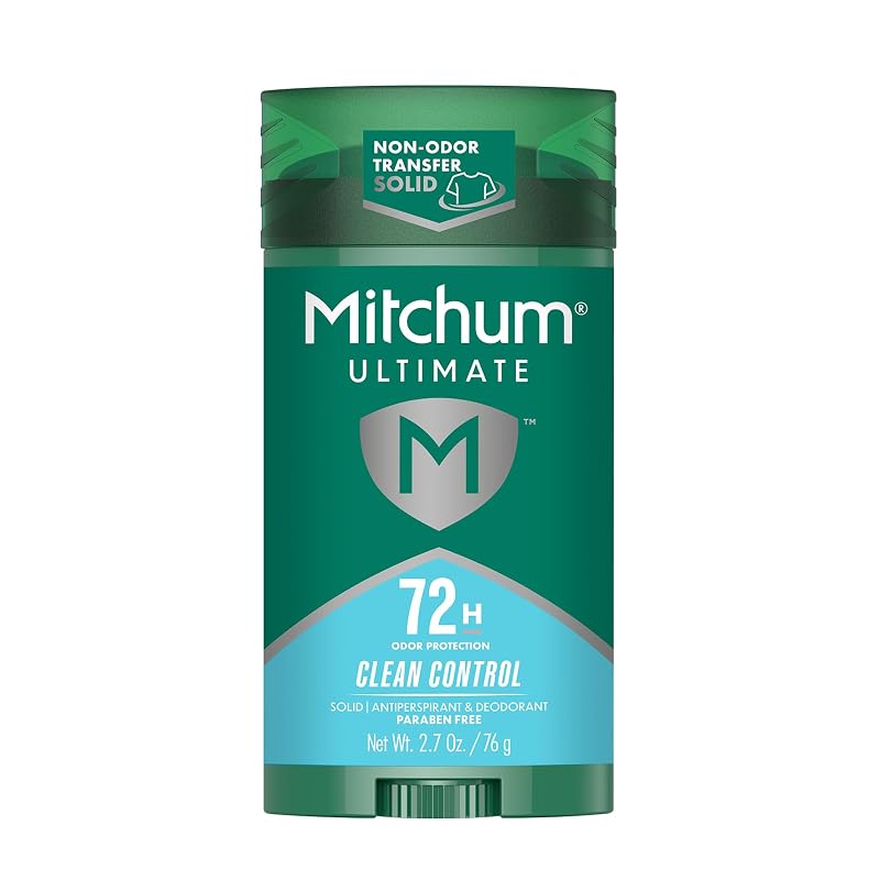 Desodorante antitranspirante em bastão Mitchum Clean Control, 76 g