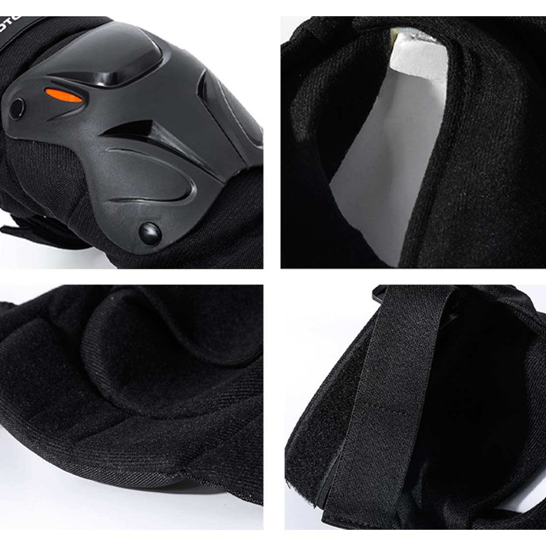 AKT Inverno Ginocchiere per Moto Caldo Anti-Caduta Lungo Ginocchiera Equipaggiamento di Protezione per Motocross per Motociclo Sciare