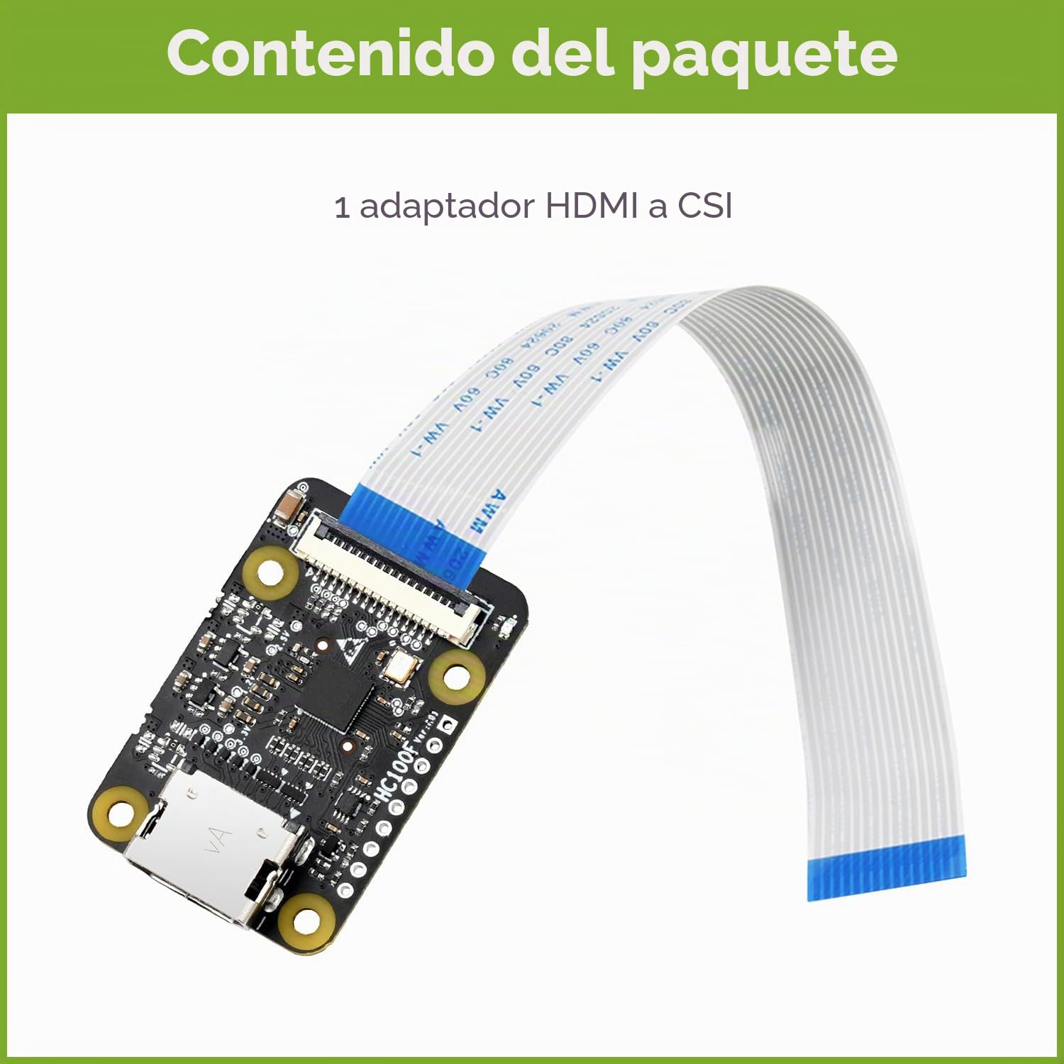 Waveshare HDMI to CSI Adapter for Raspberry Pi Series, HDMI Input Bridge, for PIKVM Project, Up To 1080p@30fps Support from HDMI Input, Backward Compatible