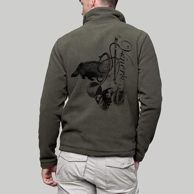 Foto 3 de 5 de Pets-easy Chaqueta de forro polar con jabalí, perros y venería, talla M