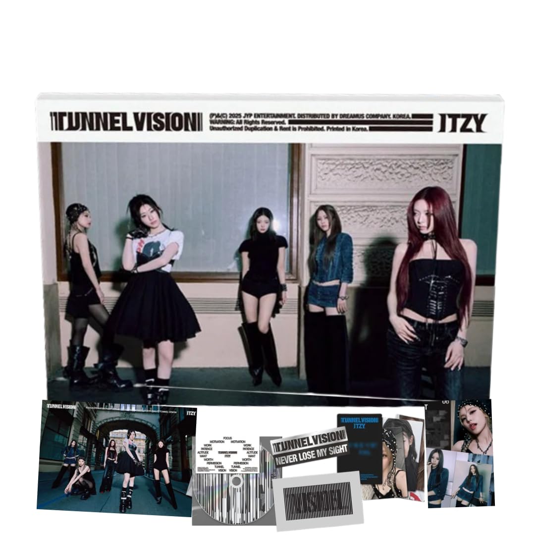 Mini album ITZY TUNNEL VISION Photobook A Ver CD et 2 cartes photo de collection