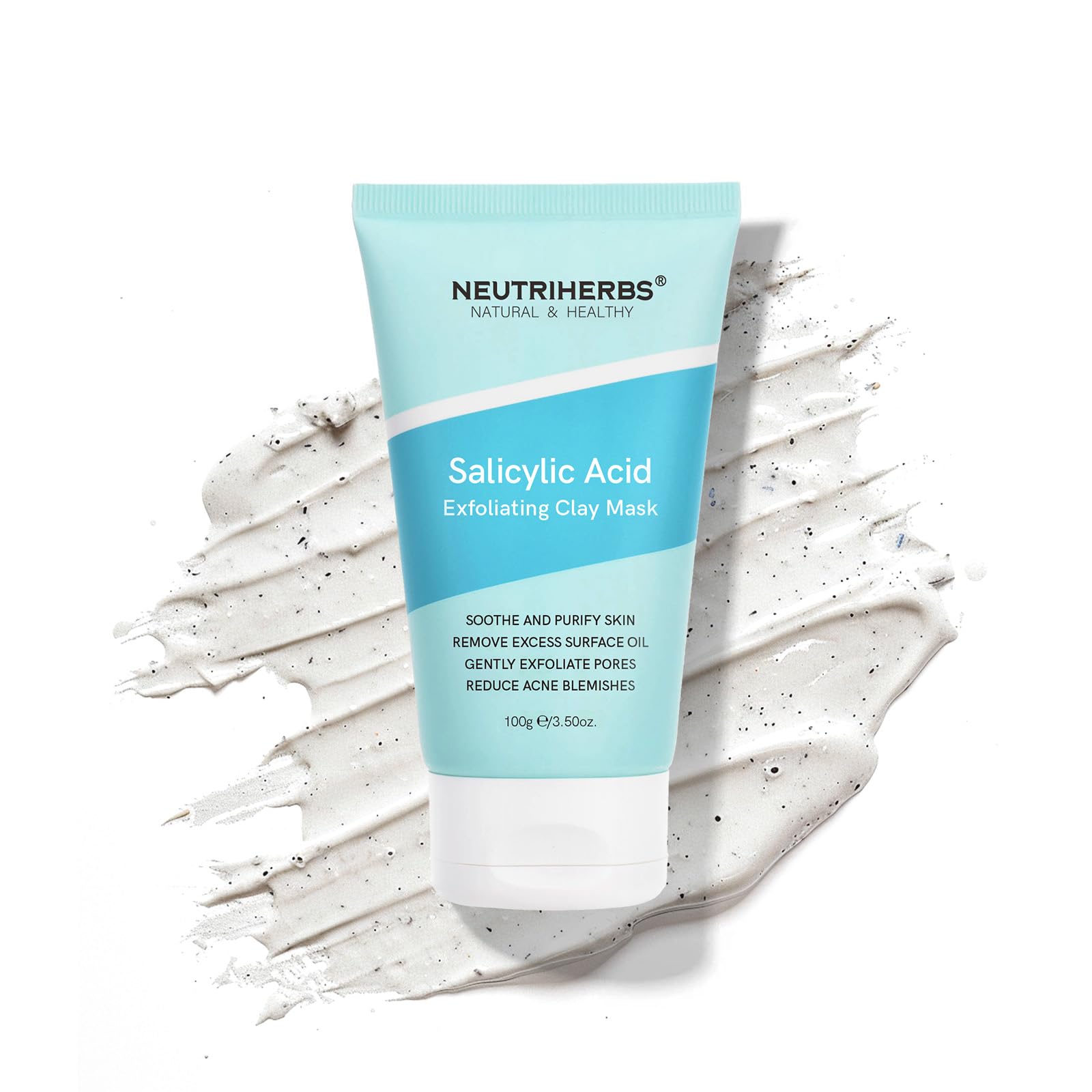 Amazon.com : Neutriherbs Salicylic Acid Clay Mask, Hyaluronic Acid