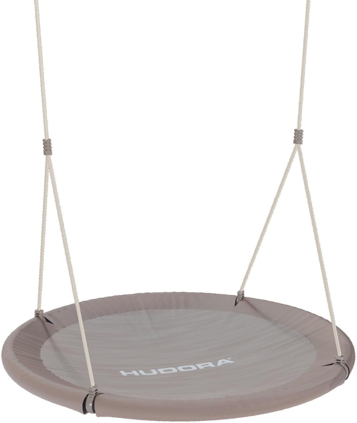HUDORA Nest Swing Lounge - Height-Adjustable nest Swing with a Diameter of 90/110cm for up to 150kg - Hanging Swing with an Enclosed seat - Family Swing for Indoors & Outdoors