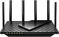 TP-Link Roteador AXE5400 WiFi 6E de três bandas (Archer AXE75) - Roteador de internet sem fio Gigabit, roteador machado para jogos, roteador VPN, OneMesh, WPA3