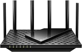 TP-Link Roteador AXE5400 WiFi 6E de três bandas (Archer AXE75) - Roteador de internet sem fio Gigabit, roteador machado para jogos, roteador VPN, OneMesh, WPA3