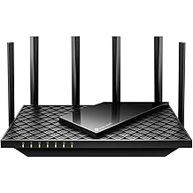 TP-Link AXE5400 Tri-Band WiFi 6E Router (Archer AXE75), 2025 PCMag Editors' Choice, Gigabit Internet for Gaming & Streaming, New 6GHz Band, 160MHz, OneMesh, Quad-Core CPU, VPN & WPA3 Security