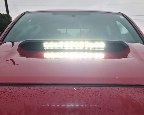 Miniatura 5 de iJDMTOY Barra de luz de pala 35-966 compatible con Toyota Tacoma 2016 en adelante, incluye (1) barra de luz LED de alta potencia de 60 W, soportes