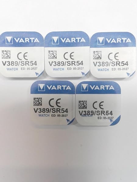 VARTA Piles Bouton Lot de 5 - V364 - 5