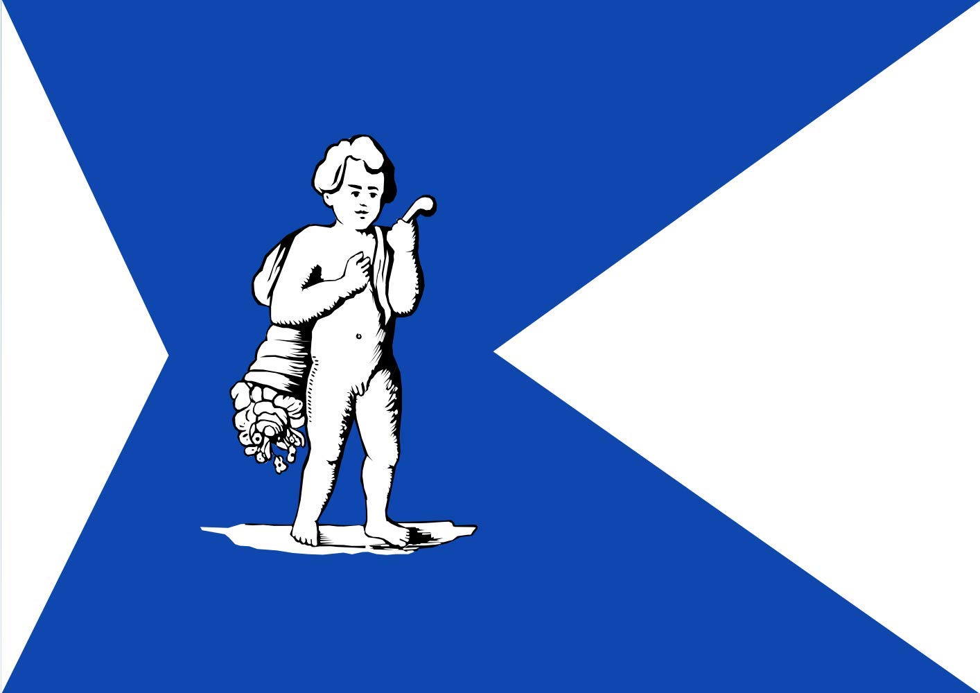 MagFlags Drapeau Large Sluis Vlag | Dutch Municipality Of Sluis