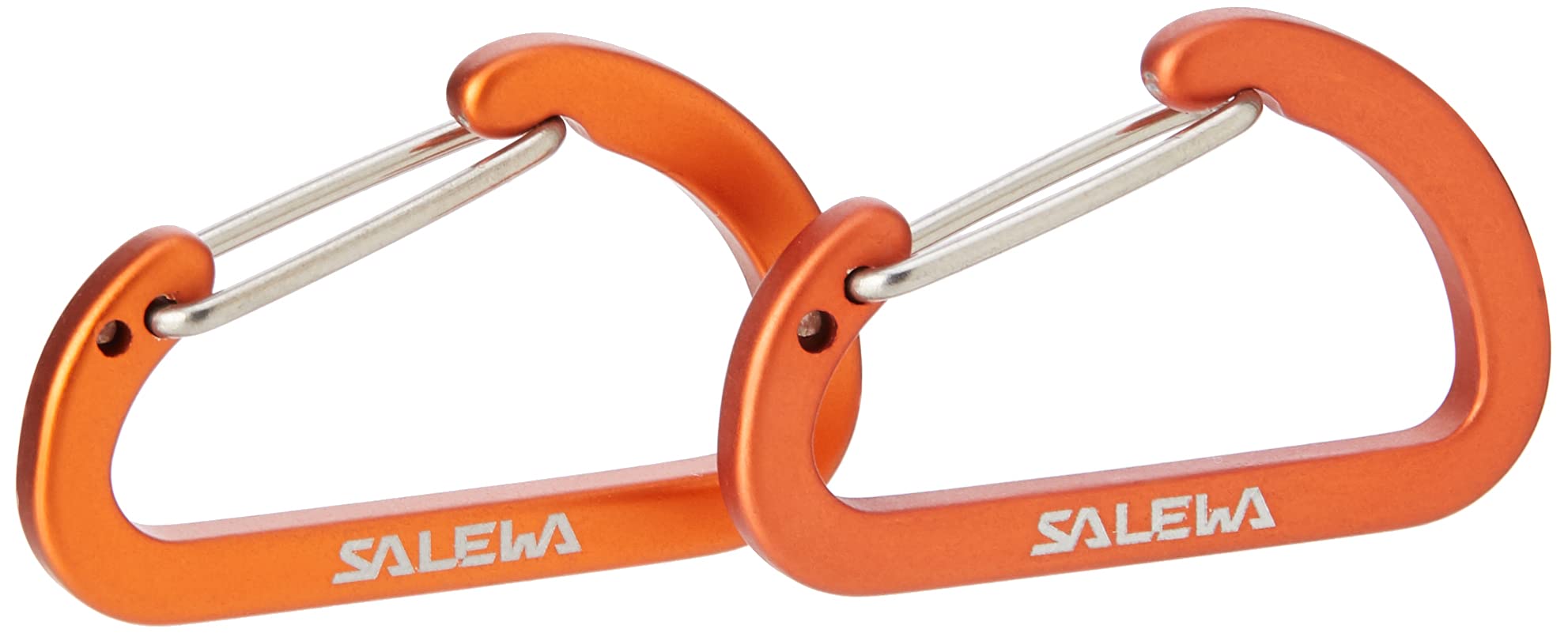 Salewa Unisex's karabińczyk z płaskim drutem, zielono-czarny-pomarańczowy-szary-niebieski, UNI
