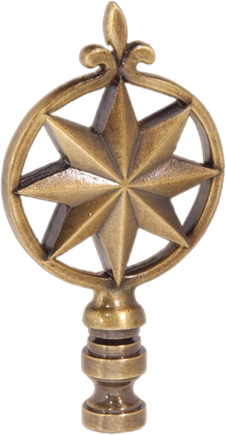 B&P Lamp® 3 1/8" Cast Metal Finial
