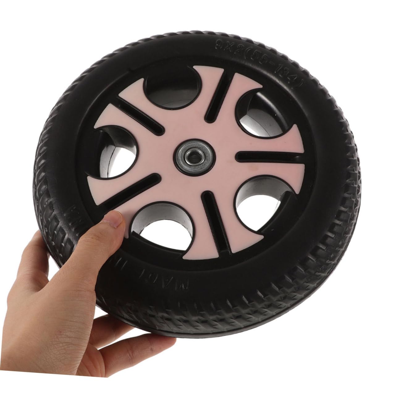 BESPORTBLE 2pcs Kid Bicycle Roue Arrière Roues De Tricycle d'enfants Remplacement des Vélos pour Les Vélos pour Les pour Tout-Petits-Tout-Petits-Enfants De 0,8 Cm De Diamètre De Trou