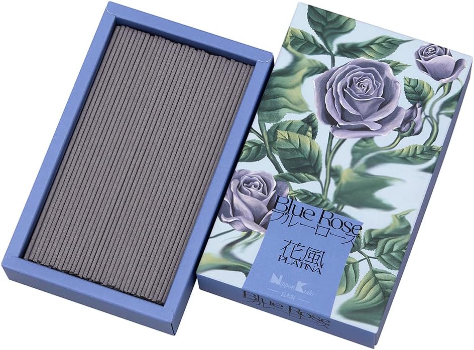[ka-fuh] Platina - Blue Rose 230 Sticks by nippon kodo, Japanese Quality Incense Since 1575
