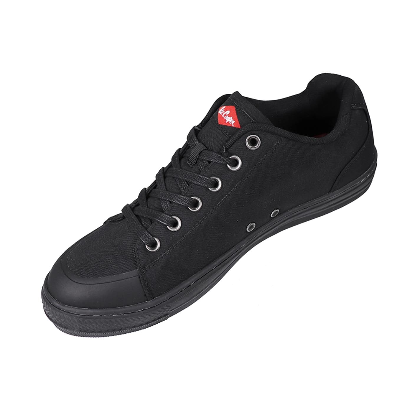 Lee Cooper Odzież robocza SB/Retro Baseball Boot, Unisex Nowoczesna Stylizacja Buty ochronne, Cordura Shoe Black, 9 UK (43 EU)