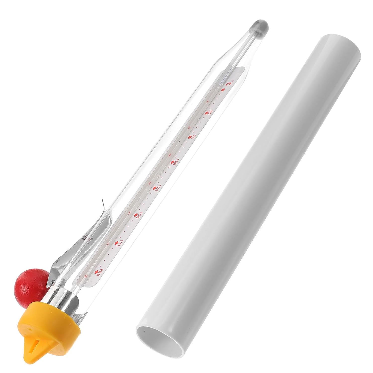 Candy Thermometer Xmas for Cooking, Instant Read Glass Food Thermometer