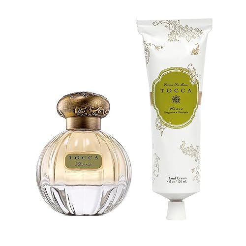 Tocca Eau de Parfum (1.7fl oz) y crema de manos (4.1fl oz) en Florencia bergamota, pomelo, pera verde, Gardenia y manzana
