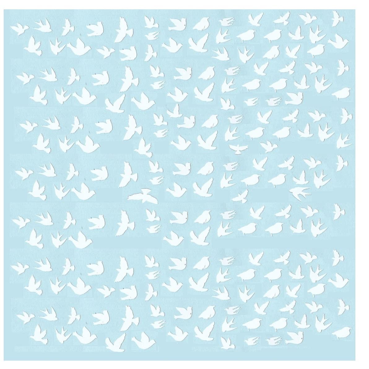 Kaz Creations Dove Nail Stickers White Dove Bird Collection (Dove Nail Stickers White)