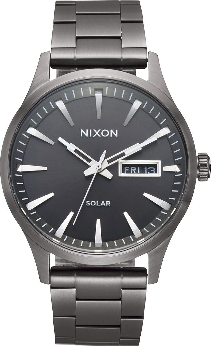 Nixon Sentry Solar Stainless Steel A1346-131-00 Mens Wristwatch