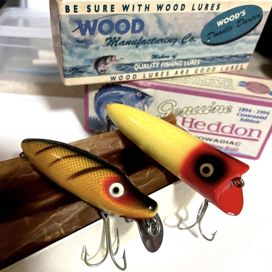 Amazon.co.jp: heddon ヘドン ルアー 復刻 wood 100周年？ 釣り 