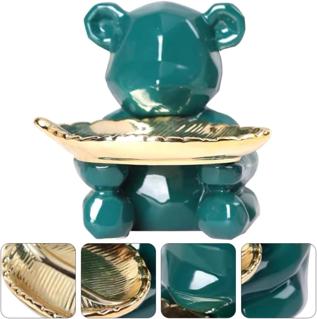 Gatuida Key Storage Tray Decor Tray Jewelry Organizer Creative Jewelry Plate Nordic Style