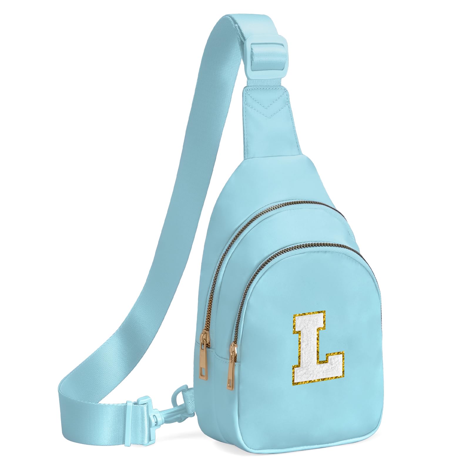 Viverte Birthday Gifts for 7 8 9 10 11 12 13 Year Old Girls Small Initial Sling Bag Cross Body Bag Fanny Pack for Girls
