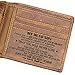 Engraved Leather Bifold Wallet - Dad Son Bifold Wallet - You Will Never Lose (W04-001-DadSon) Christmas Gift for Men