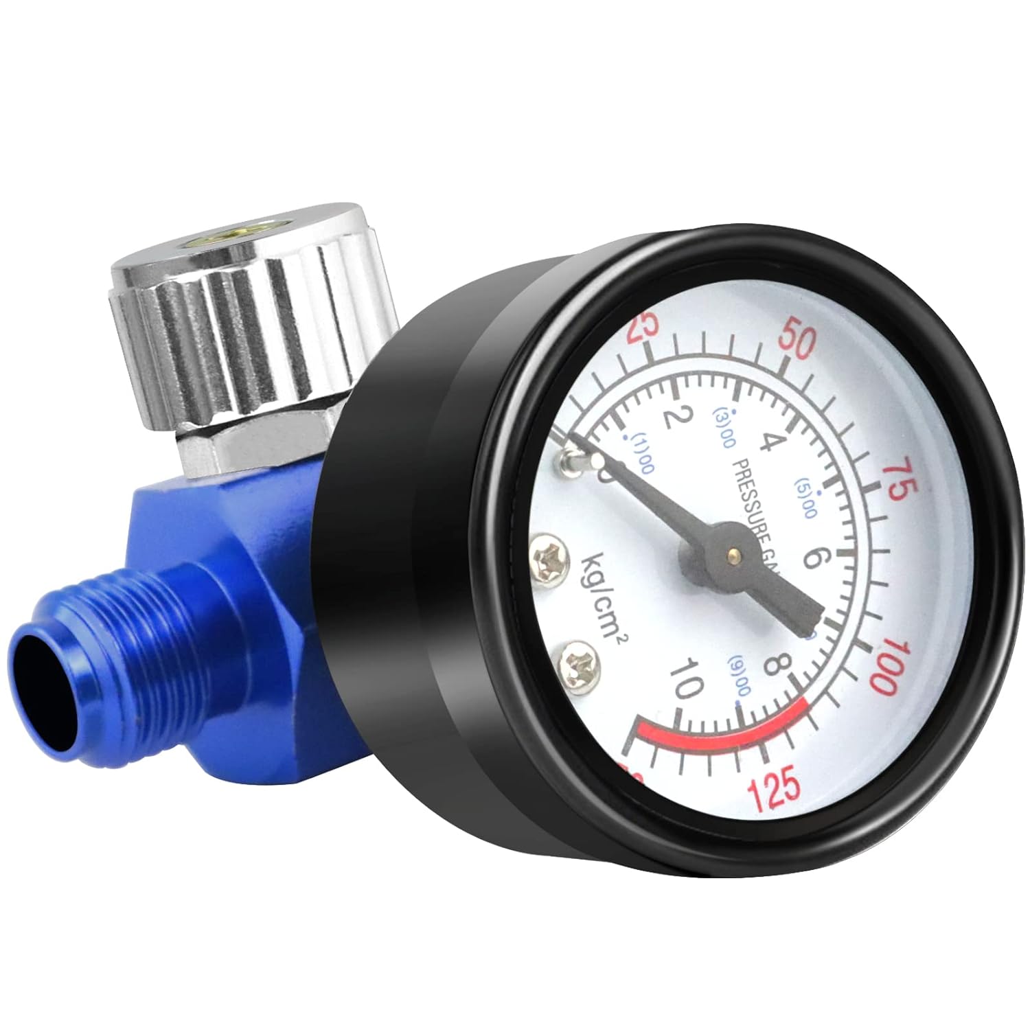 Spray Gun Pressure Gauge Air Compressor Regulator Valve