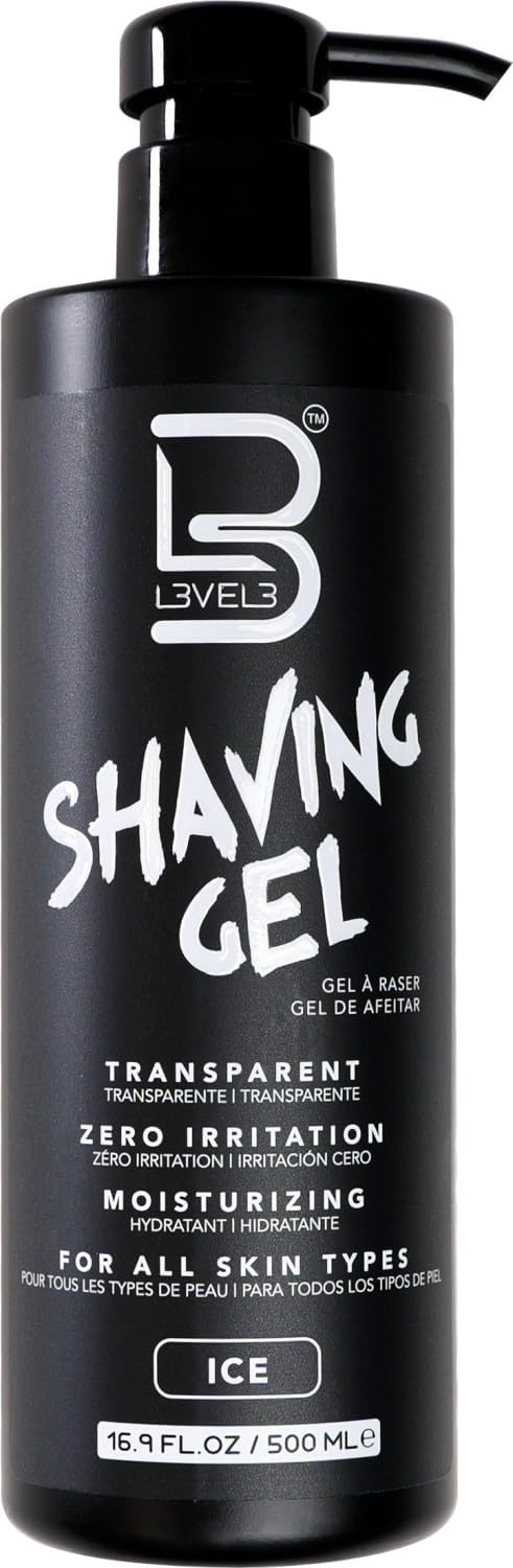 L3 Shaving Gel - Straight Razor Shave Gel - Non-Irritating - Refreshing Smell L3 - No Hot Towel Necessary - Level Three Razor Gel (Ice)