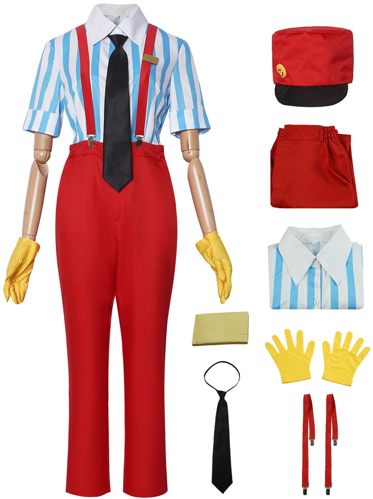 YOGLY ‌Kasane Teto Costume Women Cosplay Virtual Idol Kasane Teto Mesmerizer Uniform Set for Carnival Halloween Party Birthday Masquerade Anime Show Costume